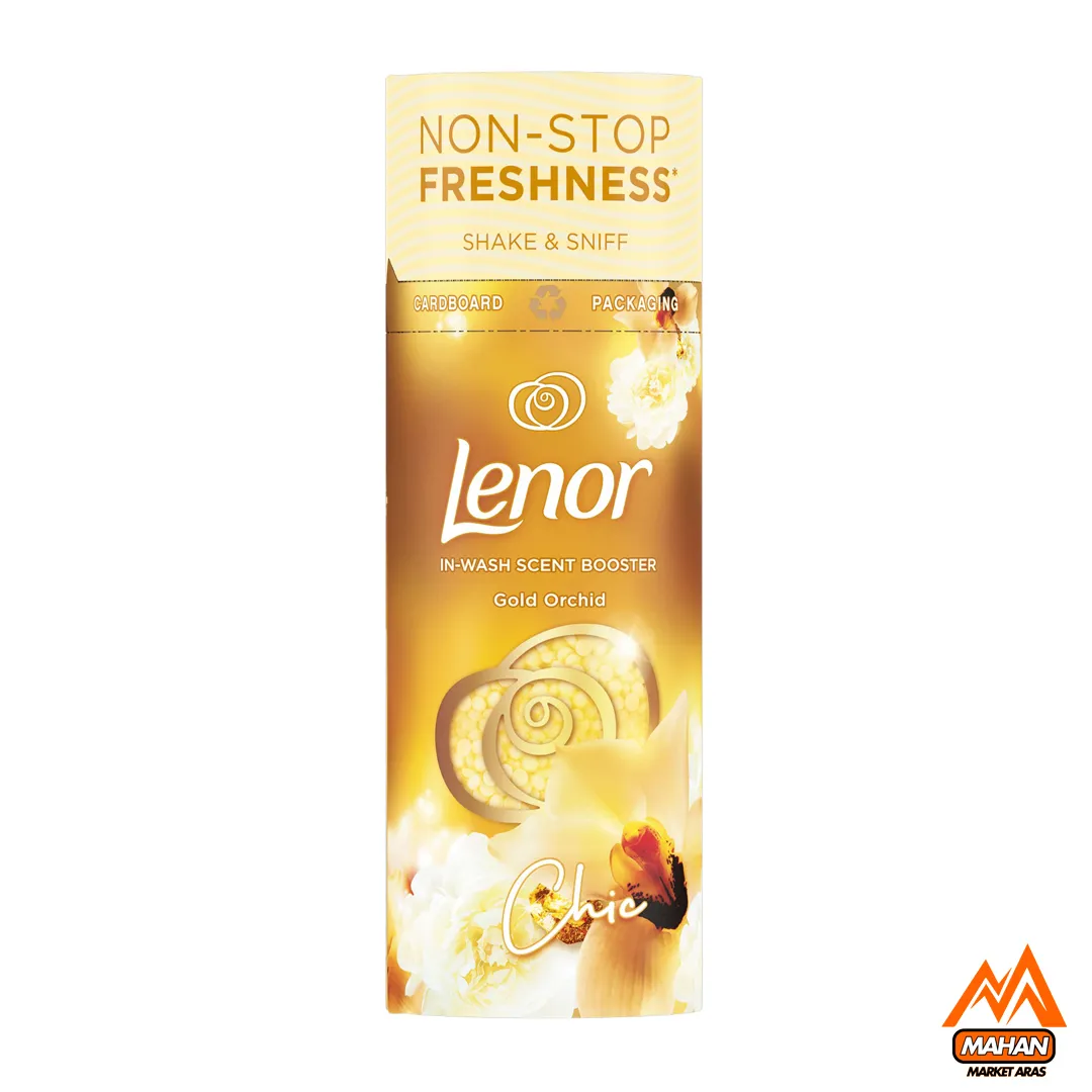 خوشبو کننده لباس لنور Lenor با رایحه ارکیده طلایی حجم 176 گرم Lenor Gold Orchid In-Wash Scent Boosters 176gr