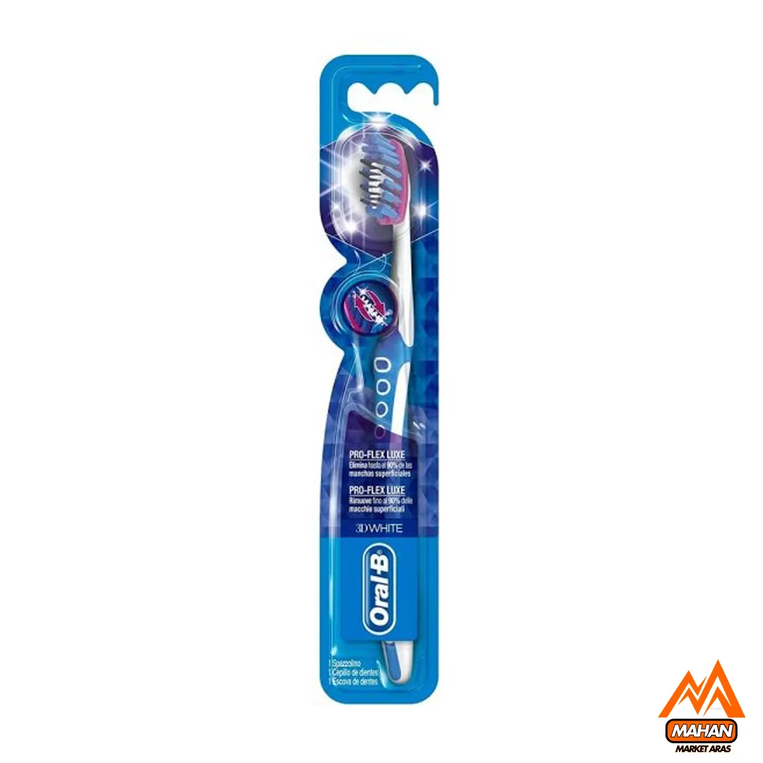 مسواک اورال بی 3D White Pro-Flex Oral-B 3D White Pro-Flex Soft Toothbrush مسواک با برس نرم اورال بی مسواک سفیدکننده اورال بی مسواک برای لثههای حساس مسواک ضد لکه دندان مسواک انعطافپذیر اورال بی مسواک برای سفیدی دندان مسواک با الیاف نرم اورال بی مسواک برای پاکسازی پلاک مسواک با طراحی ارگونومیک مسواک برای تمیزی عمیق مسواک با تکنولوژی سفیدکنندگی مسواک برای سلامت لثه مسواک با برس پولیشکننده مسواک برای استفاده روزانه مسواک برای دندانهای حساس مسواک با الیاف Power Tip مسواک با سر دوگانه متحرک مسواک برای کاهش جرم دندان مسواک با دسته ضدلغزش مسواک برای لبخند درخشان مسواک با فناوری 3D White