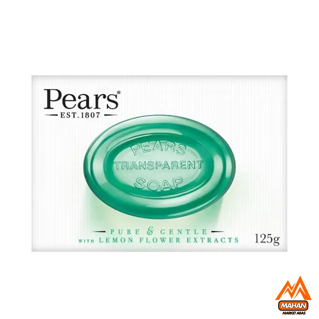 صابون گلیسیرینه شفاف پیرز Pears مدل Lemon Flower وزن 125 گرم Pears Oil Clear Soap with Lemon Flower Extract 125gr
