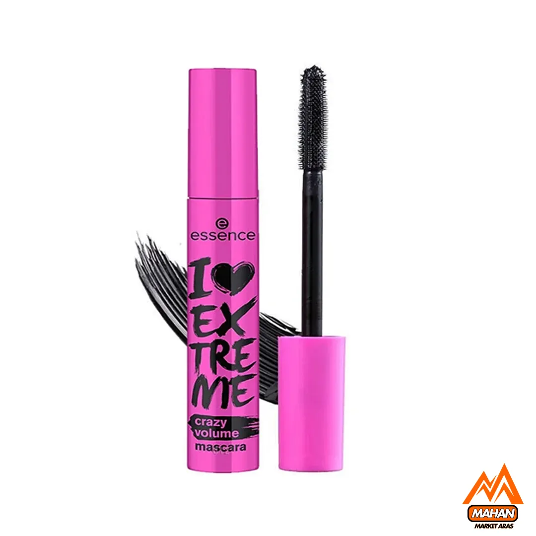 ریمل حجم دهنده اسنس Essence حجم 12 میل مدل Essence I love extreme crazy volume mascara 12ml