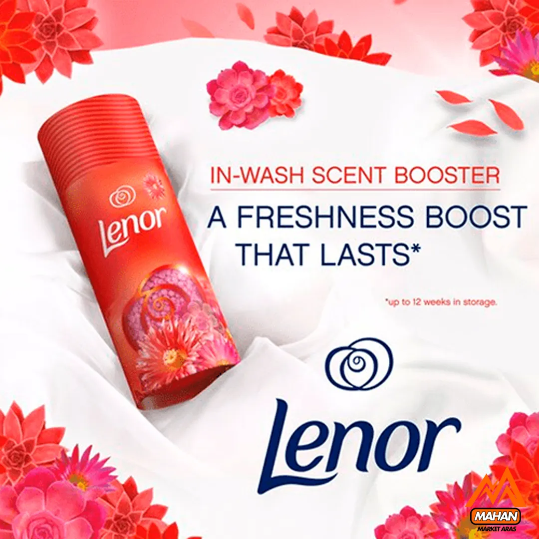 خوشبو کننده لباس لنور Lenor با رایحه رز صحرایی حجم 176 گرم Lenor Desert Rose In Wash Scent Boosters 176gr - Image 2