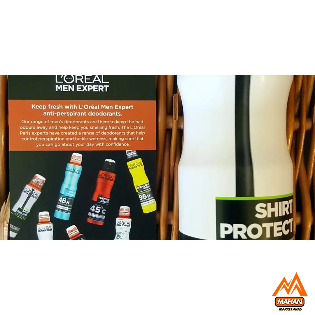 اسپری ضد تعریق مردانه 48 ساعته لورال LOreal مدل Shirt Protect حجم 250 میل - Image 2