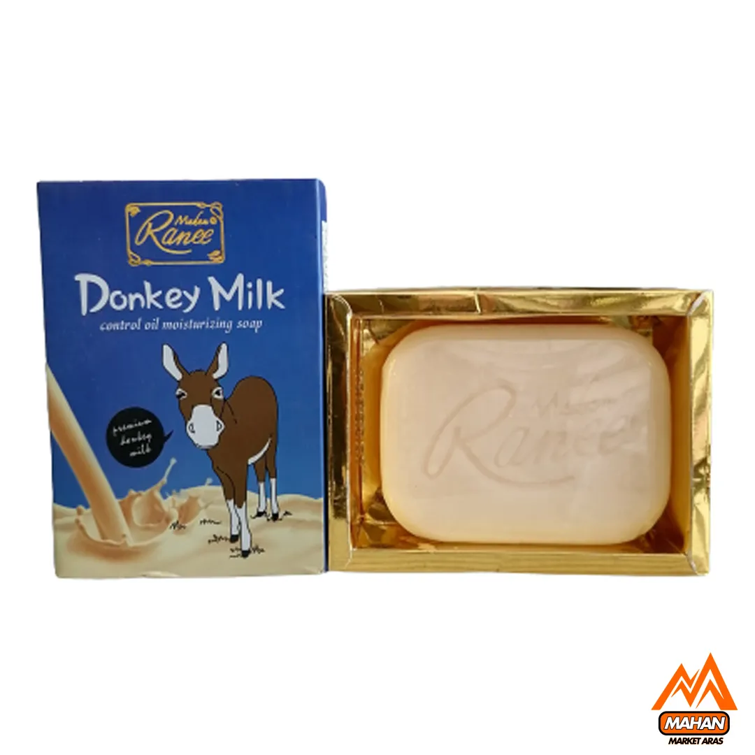 صابون آبرسان و کنترل کننده چربی پوست مادام رانی Madam Ranee مدل Donkey Milk وزن 100 گرم Madam Ranee Moisturising And Control Oil Donkey Milk Soap 100gr - Image 3