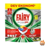 قرص ماشین ظرفشویی فیری پلاتینیوم پلاس لیمویی 75 عددی Fairy Platinum Plus Lemon 75 Tabs پاک کننده قوی ظرفشویی فیری قرص ظرفشویی بدون فسفات فیری نحوه استفاده قرص فیری پلاتینیوم مزایای فیری پلاتینیوم پلاس تاریخچه برند فیری detergent tabs Fairy Lemon خرید قرص ماشین ظرفشویی فیری بررسی قرص فیری 75 عددی ترکیبات قرص فیری لیمویی قیمت قرص فیری پلاتینیوم 75 عددی قرص شستشوی ظرف فیری