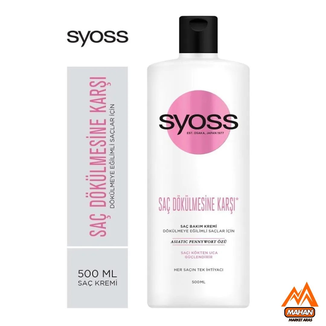 نرم کننده ضد ریزش مو سایوس مدل Anti-Hair Loss حجم 500 میل Syoss Anti-Hair Loss Hair Conditioner 500ml - Image 2