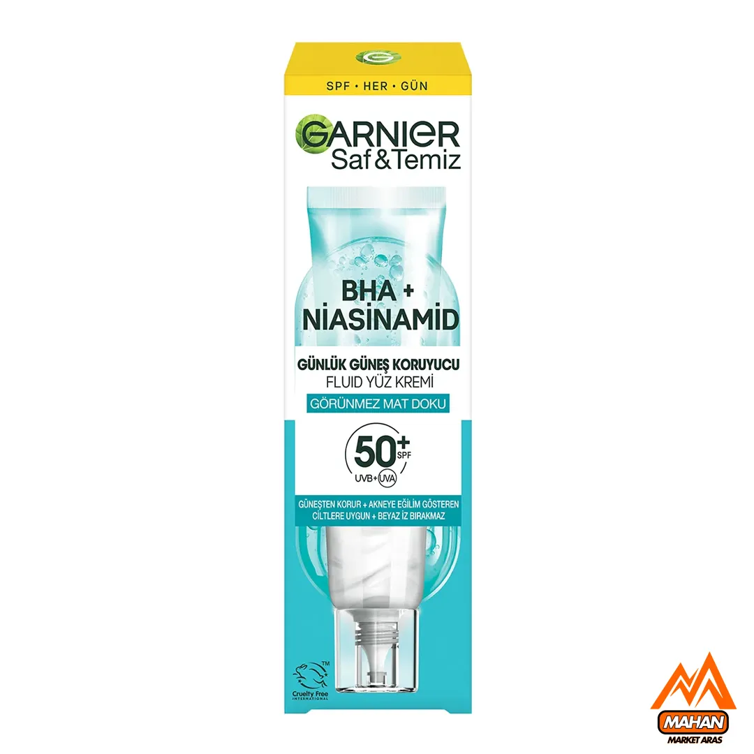 ضد آفتاب مات حاوی نیاسینامید مخصوص پوستهای چرب گارنیر Garnier با spf50 حجم 40 میل - تصویر 2