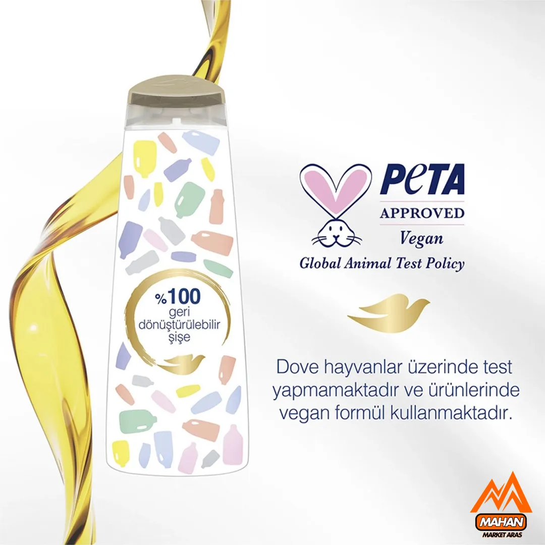 شامپو ضد ریزش مو داو DOVE حاوی عصاره آووکادو حجم 400 میل Dove Avokado Anti-Hairfall Şampuan 400 ml - Image 7