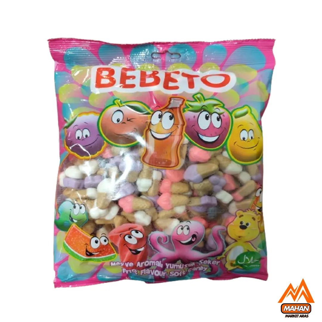 پاستیل ببتو بستنی 1000 گرم Bebeto Ice Cream Gummy Candy 1000gr