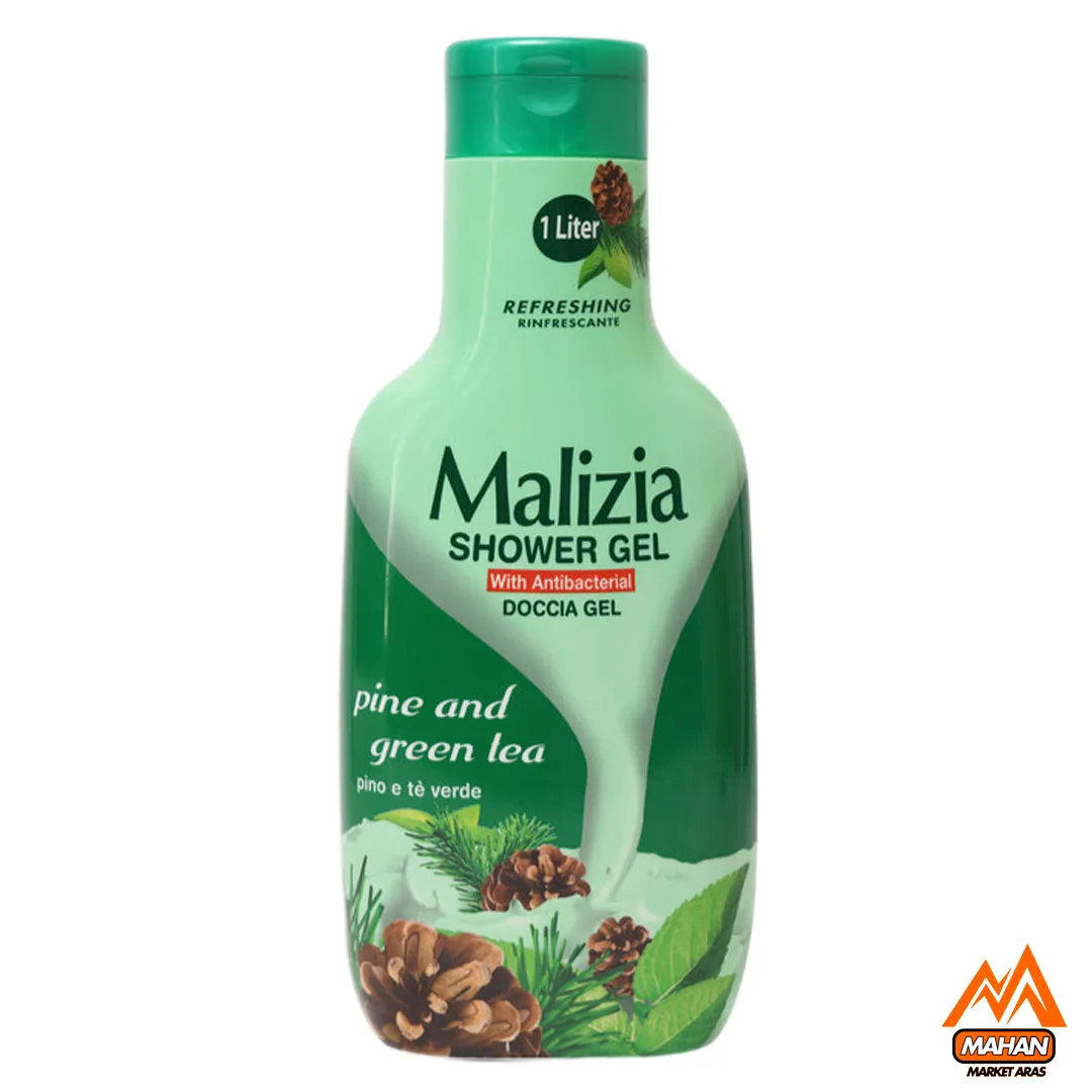 شامپو بدن پینو یک لیتری مالزیا MALIZIA SHOWER GEL PINE
