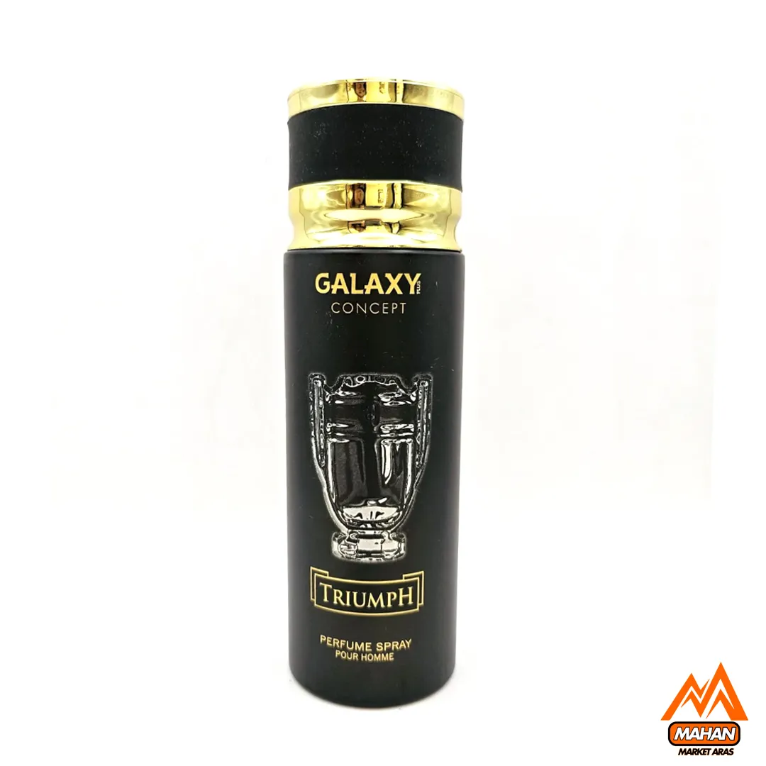 اسپری ضدتعرق مردانه گلکسی اسپری Galaxy مدل Triumph اسپری مردانه با حجم 200 میل اسپری ضدتعرق قوی اسپری گلکسی Triumph اسپری با ماندگاری بالا اسپری لوکس مردانه اسپری مناسب فعالیتهای روزانه اسپری ضدتعرق با رایحه قوی اسپری ضدتعرق برای آقایان اسپری با کیفیت بالا اسپری با بستهبندی شیک اسپری گلکسی برای روز اسپری با نتهای چوبی اسپری مناسب تابستان اسپری با قیمت مناسب اسپری مردانه Triumph اسپری با رایحه ماندگار اسپری برای پوست حساس اسپری با طراحی مدرن اسپری با پخش بوی عالی اسپری برای اعتمادبهنفس اسپری گلکسی مدل Triumph