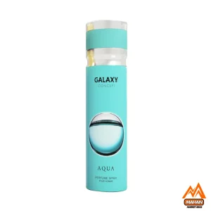 اسپری ضدتعرق مردانه گلکسی اسپری Galaxy مدل Aqua اسپری مردانه با حجم 200 میل اسپری ضدتعرق خنک اسپری گلکسی Aqua اسپری با ماندگاری بالا اسپری لوکس مردانه اسپری مناسب فصول گرم اسپری ضدتعرق با رایحه خنک اسپری ضدتعرق برای آقایان اسپری با کیفیت بالا اسپری با بسته‌بندی شیک اسپری گلکسی برای روز اسپری با نت‌های مرکباتی اسپری مناسب تابستان اسپری با قیمت مناسب اسپری مردانه لوکس اسپری با رایحه اقیانوسی اسپری برای پوست حساس اسپری با طراحی مدرن اسپری با پخش بوی عالی اسپری برای اعتمادبه‌نفس اسپری گلکسی مدل Aqua
