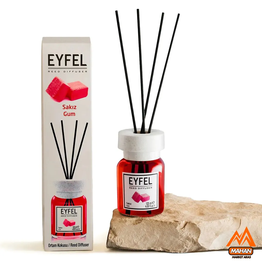 خوشبوکننده هوا ایفل EYFEL با رایحه چوب آدامس حجم ۱۲۰ میل