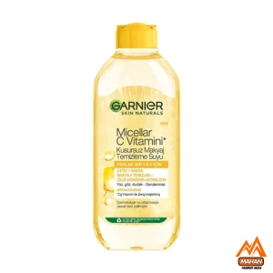 میسلار واتر گارنیر، میسلار واتر ویتامین C، آرایش پاک کن گارنیر، Garnier Micellar Water، میسلار واتر 400 میل ، پاک کننده آرایش، روشن‌کننده پوست، مناسب انواع پوست، مراقبت از پوست، آبرسانی پوست