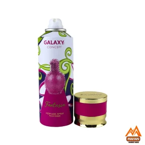 اسپری ضدتعرق زنانه گلکسی اسپری Galaxy مدل Fantasia اسپری زنانه با حجم 200 میل اسپری ضدتعرق گلی اسپری گلکسی Fantasia اسپری با ماندگاری بالا اسپری لوکس زنانه اسپری مناسب فصول گرم اسپری ضدتعرق با رایحه گلی اسپری ضدتعرق برای بانوان اسپری با کیفیت بالا اسپری با بسته‌بندی شیک اسپری گلکسی برای روز اسپری با نت‌های میوه‌ای اسپری مناسب تابستان اسپری با قیمت مناسب اسپری زنانه لوکس اسپری با رایحه رز اسپری برای پوست حساس اسپری با طراحی مدرن اسپری با پخش بوی عالی اسپری برای اعتمادبه‌نفس اسپری گلکسی مدل Fantasia