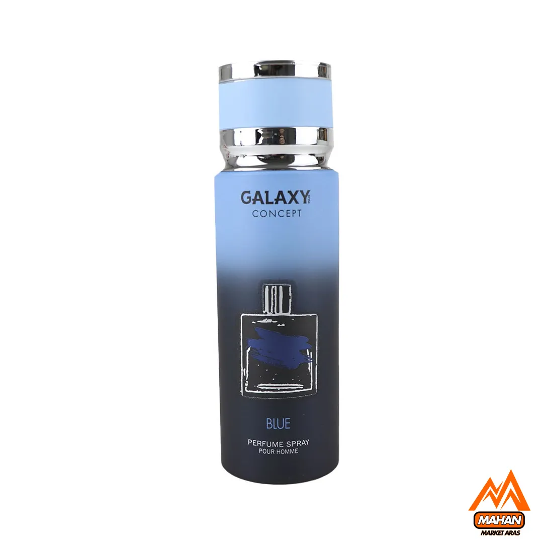 اسپری ضدتعرق مردانه گلکسی Galaxy مدل Blue حجم 200 میل - Image 3