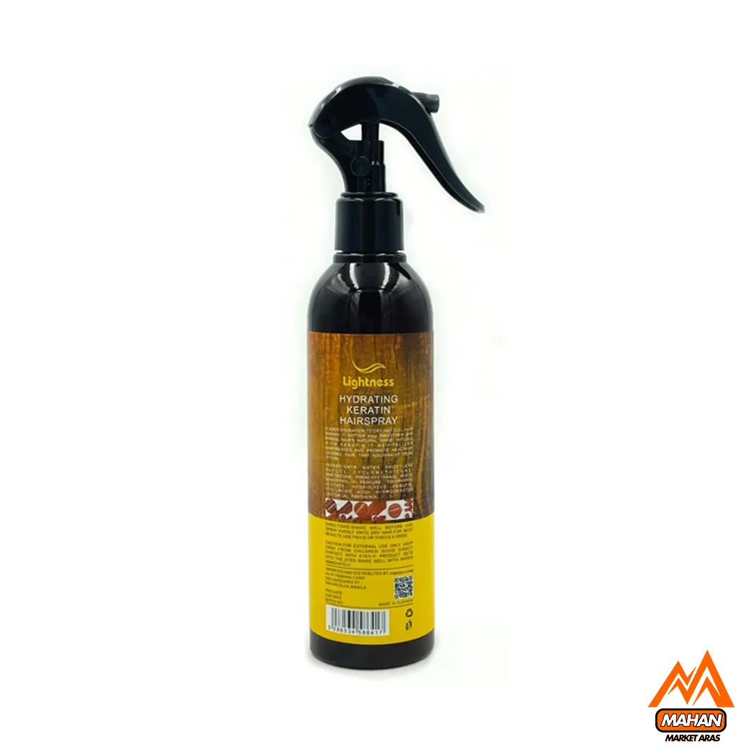اسپری دوفاز مو لایتنس Lightness حاوی روغن آرگان حجم 250 میل - Image 2