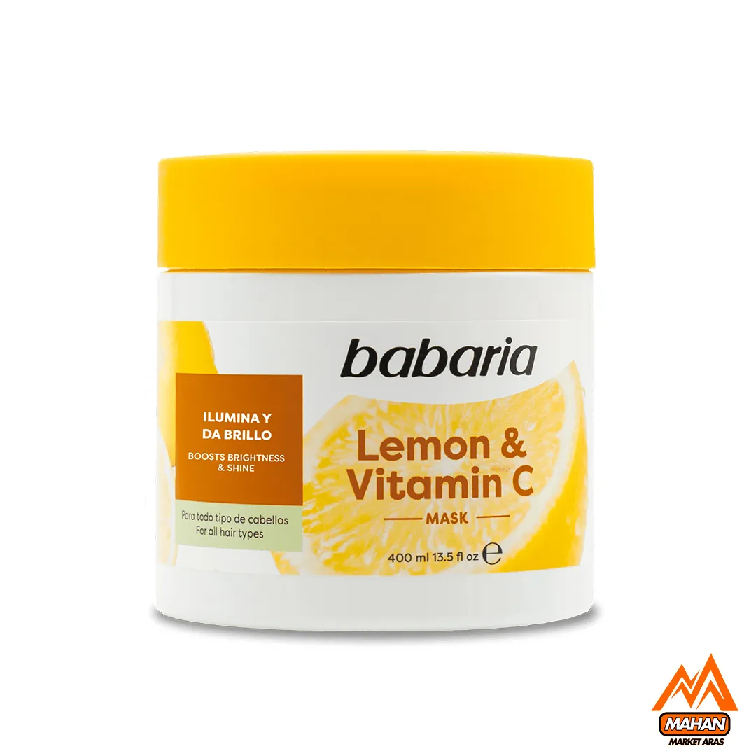 ماسک مو لیمو و ویتامین سی باباریا BABARIA حجم 400 میل